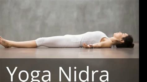 yoga nidra for deep rest.